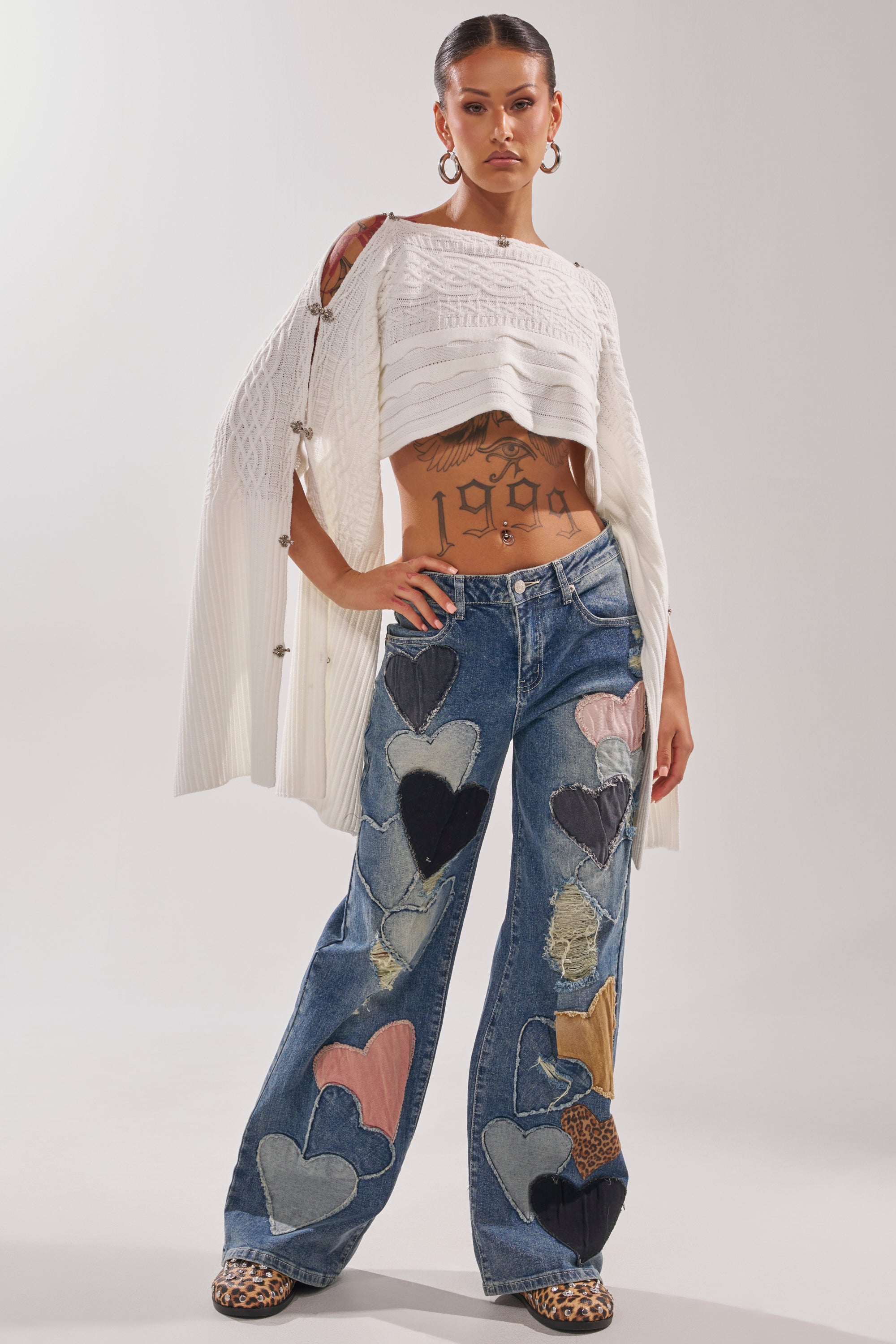 LOVE ME HARD RELAXED DENIM