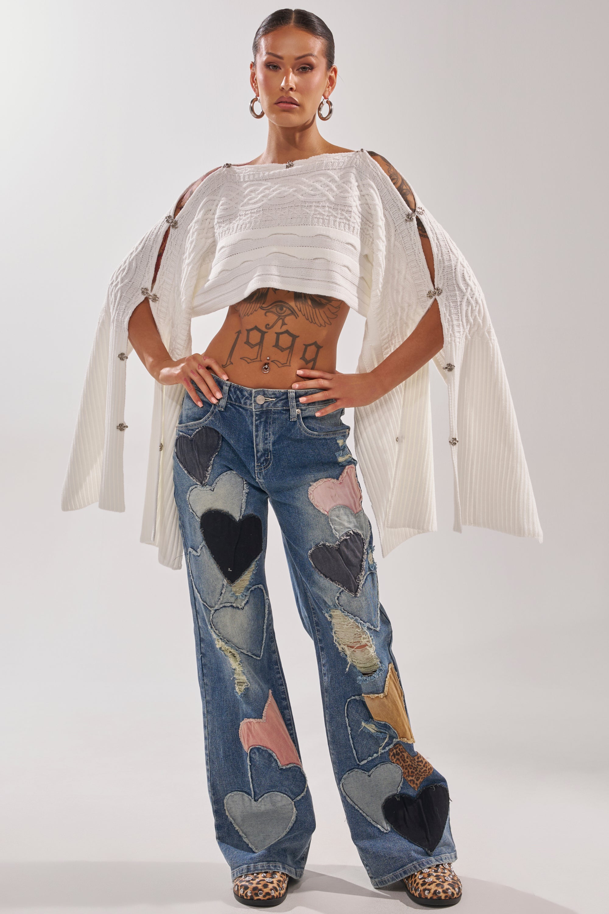 LOVE ME HARD RELAXED DENIM