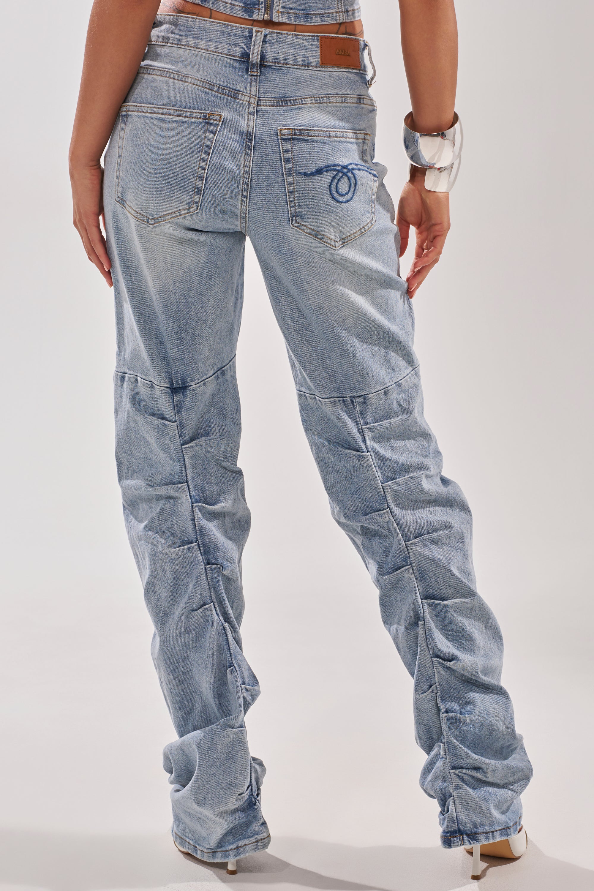 ON YOUR MIND STACKED DENIM