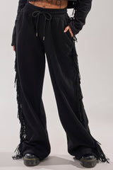 PLAYING CARDS WIDE LEG JOGGER