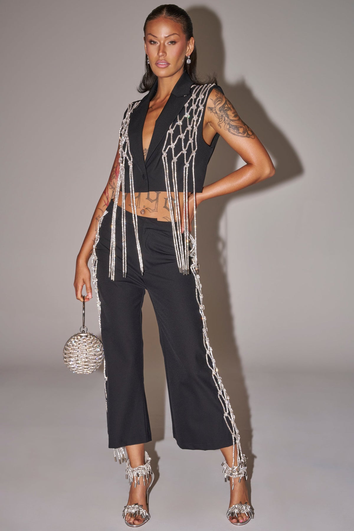 NINA RHINESTONE CULOTTES