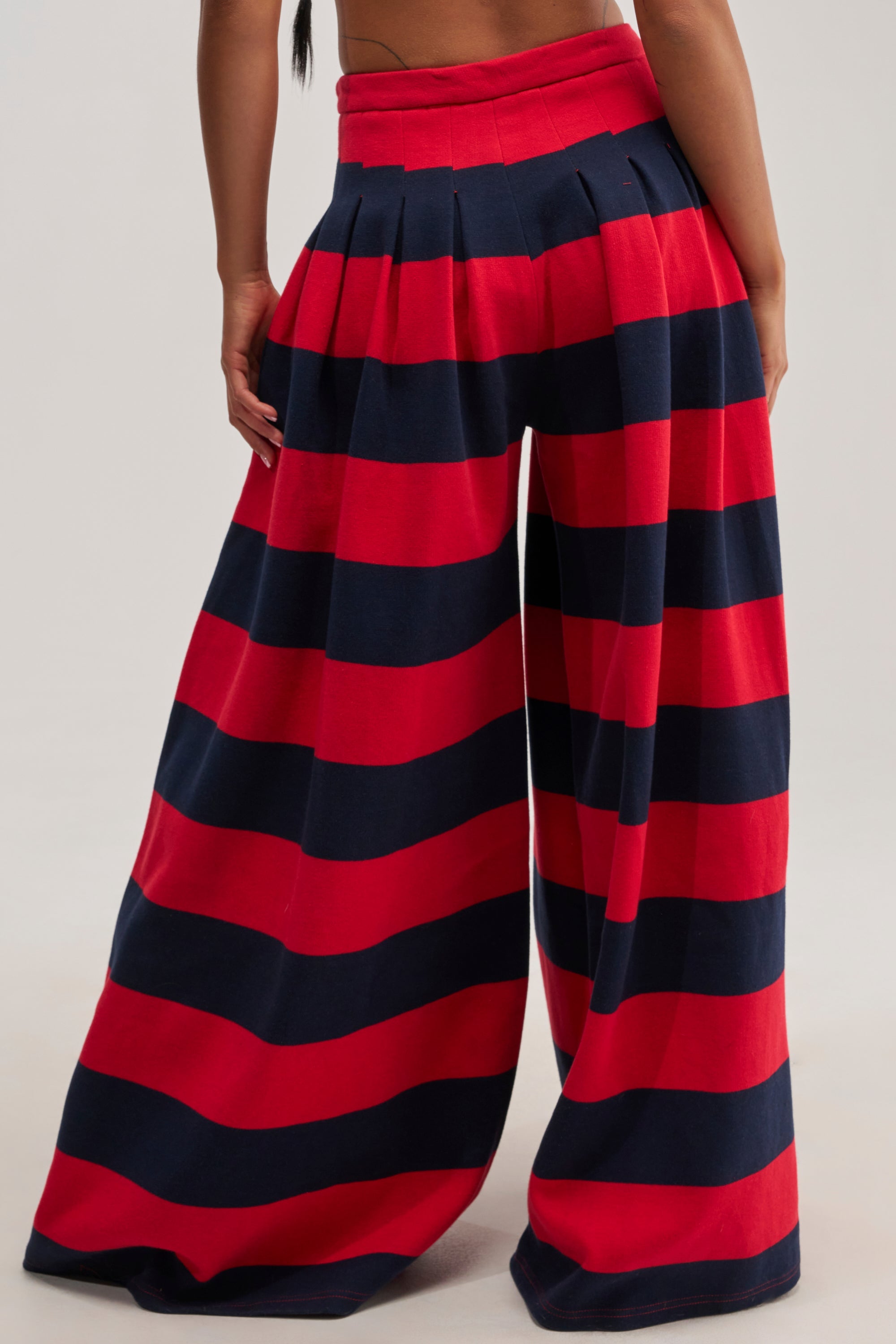 SILVER COAST RED STRIPE TROUSER