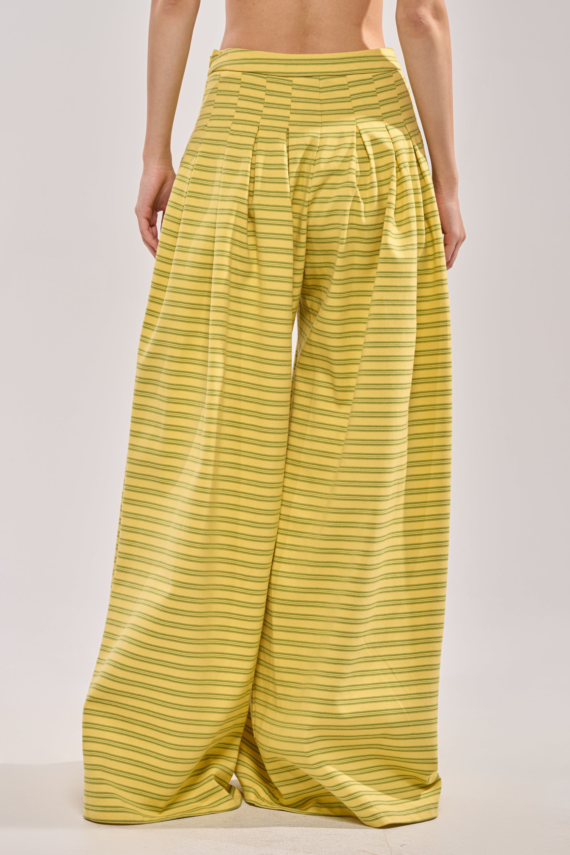 SILVER COAST YELLOW STRIPE TROUSER