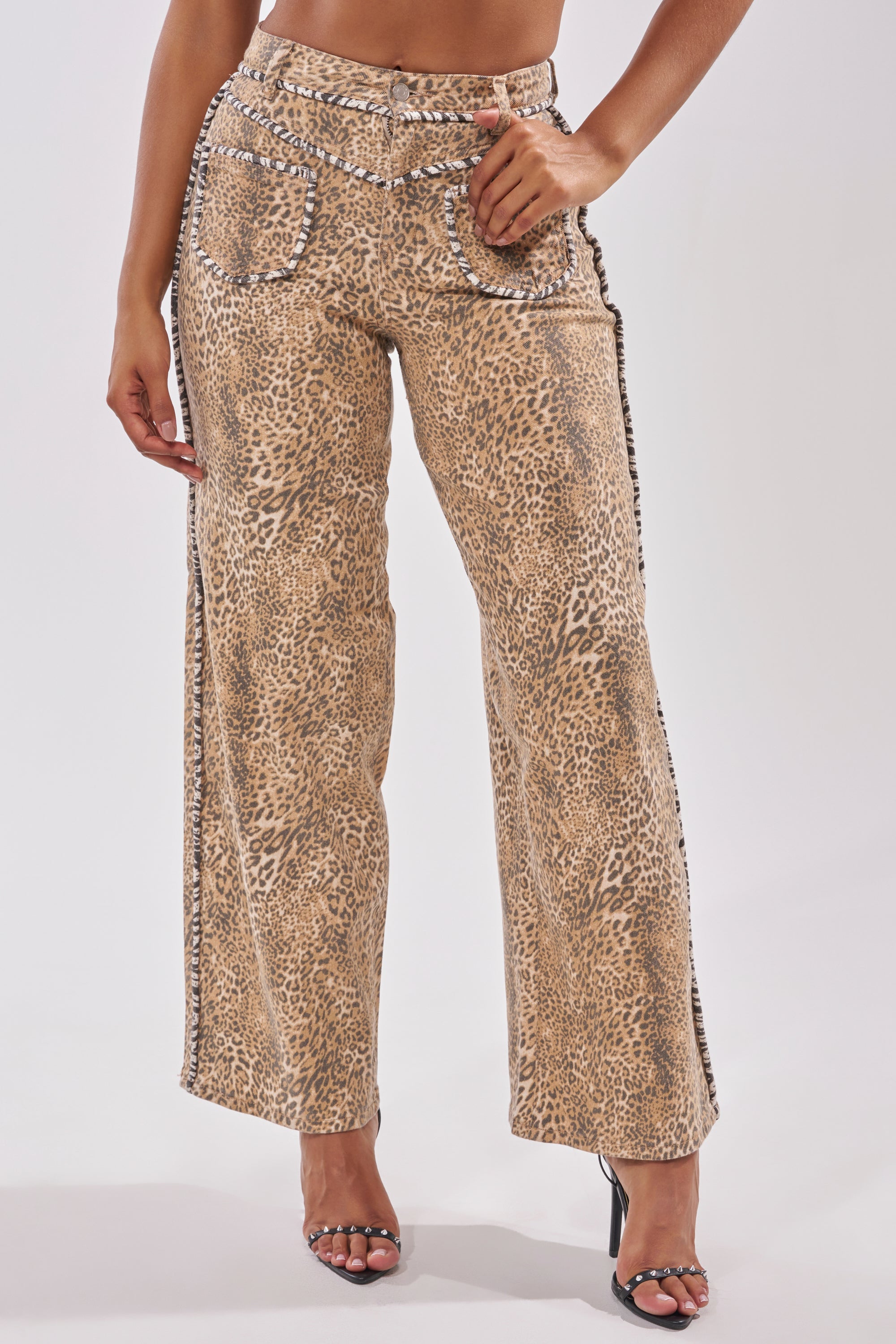 IN THE WILD LEOPARD DENIM