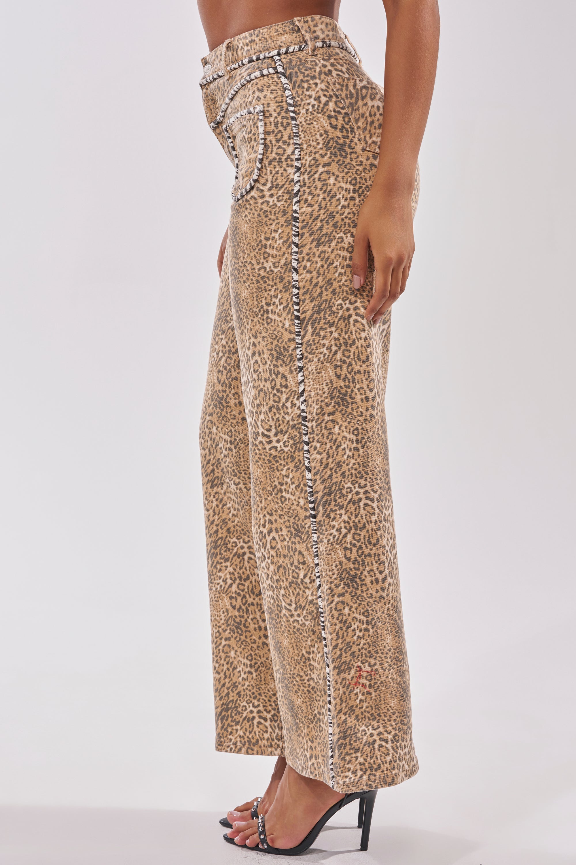 IN THE WILD LEOPARD DENIM