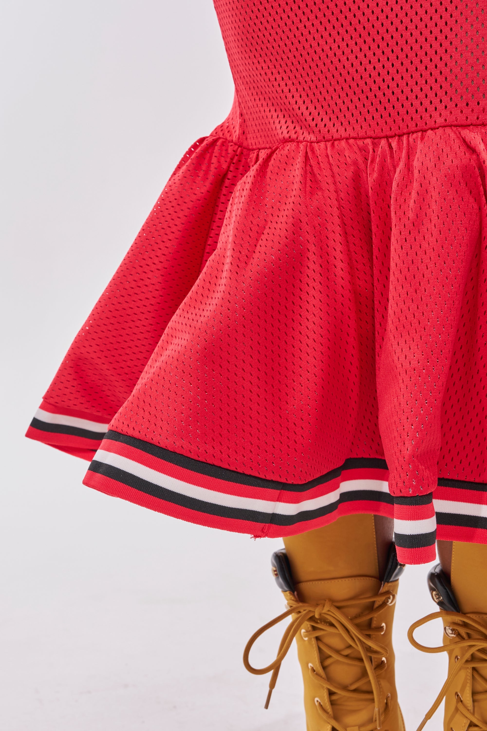 GAME CHANGER PEPLUM MIDI SKIRT