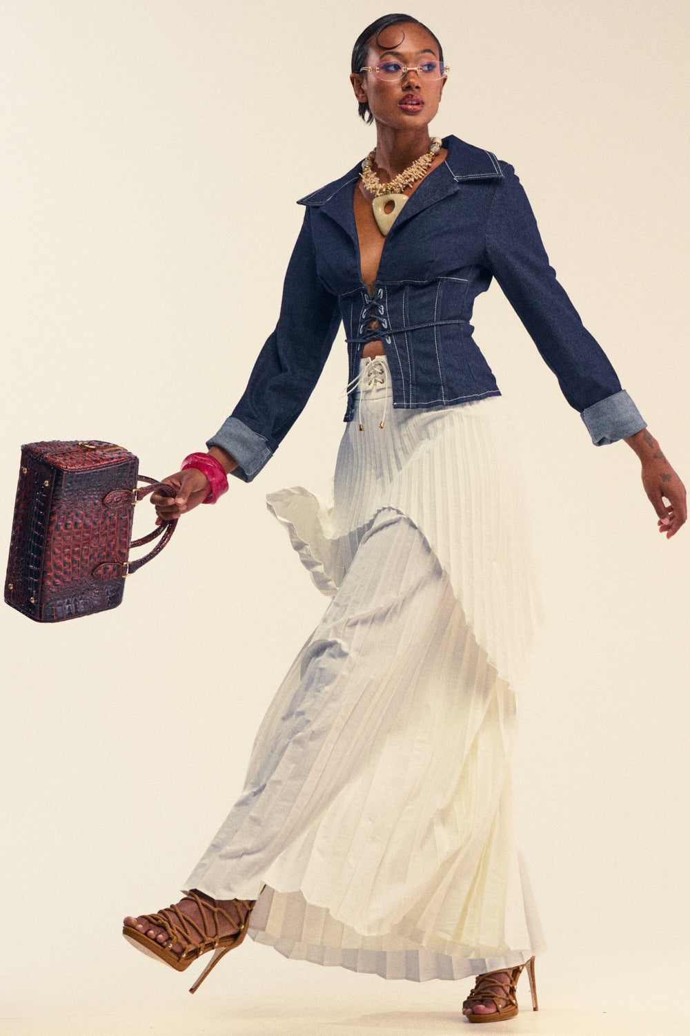 DRIFTING AWAY PLEATED TROUSER