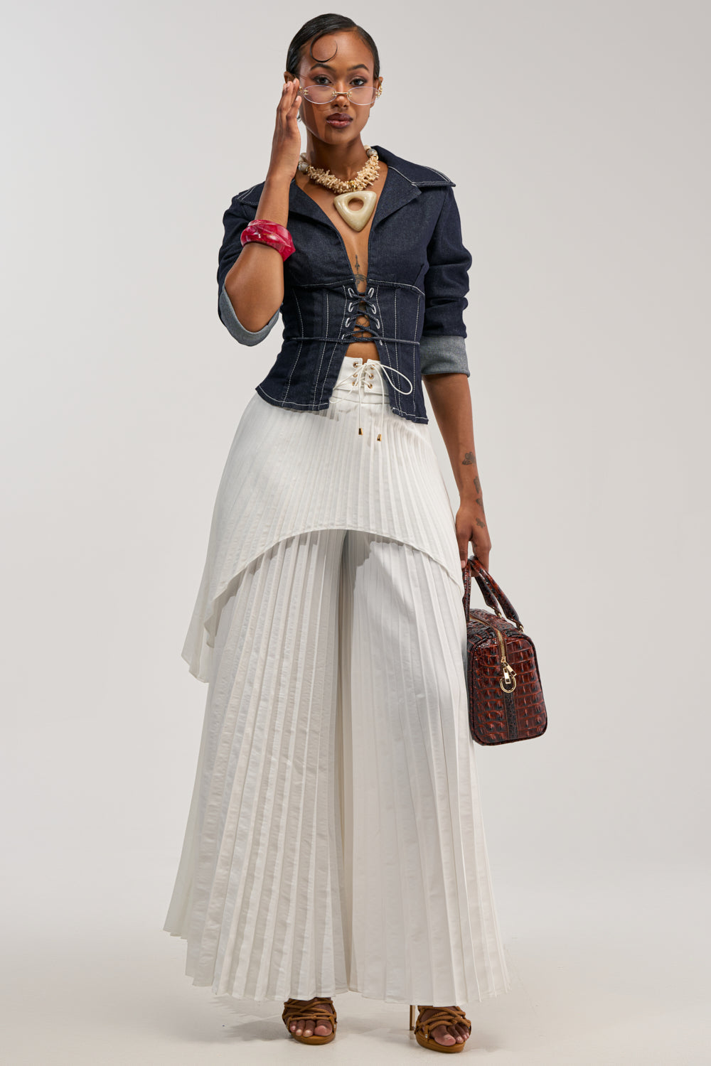 DRIFTING AWAY PLEATED TROUSER