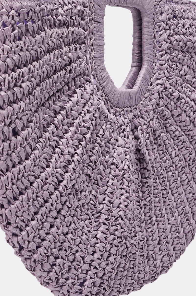 CATCHING FLIGHT RAFFIA CLUTCH