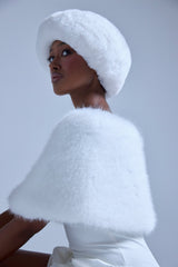 CLASSIC FAUX FUR SHAWL