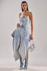 NO ONE LIKE ME DENIM ROMPER