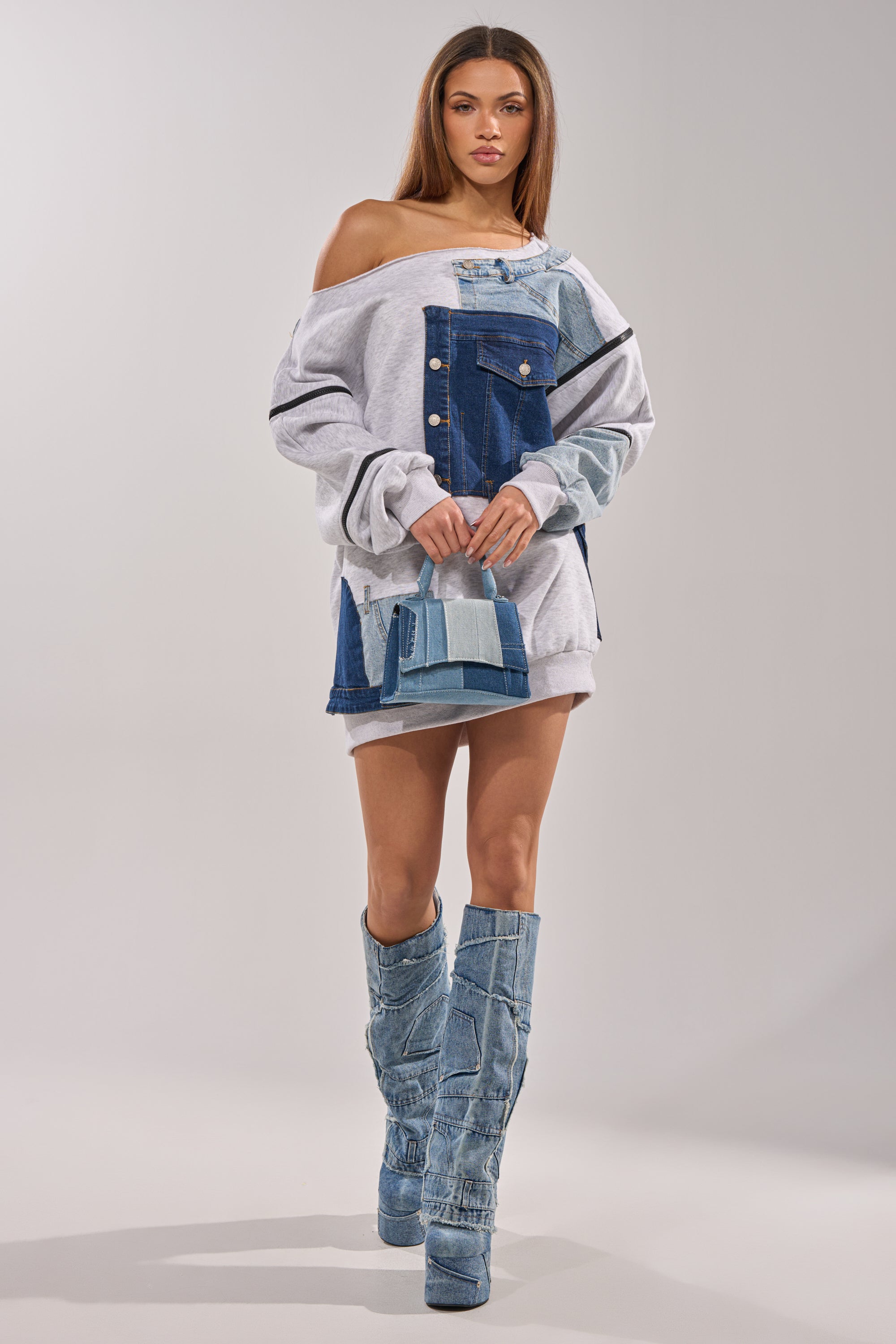 ADIRA MINI SWEATER DRESS