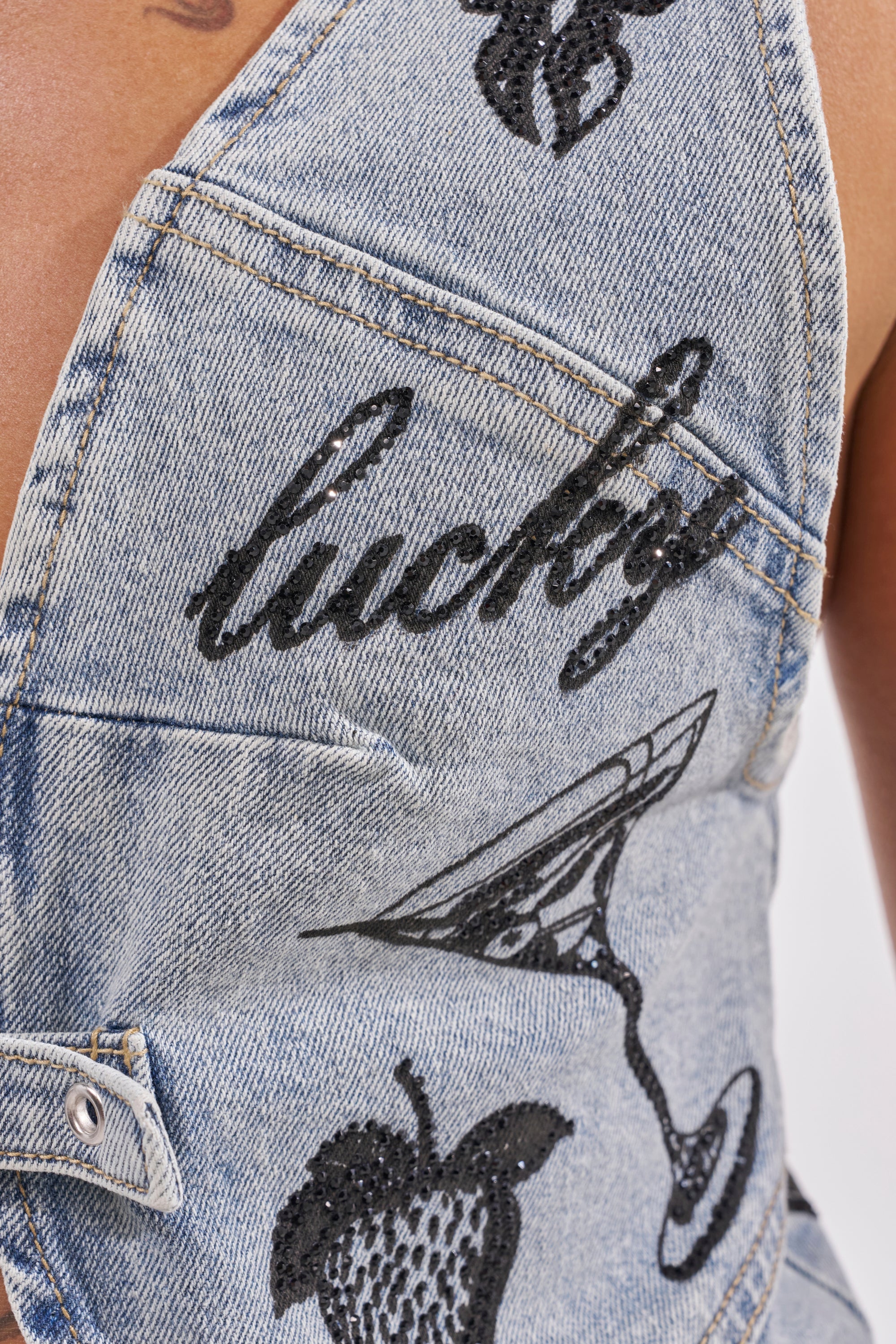 AFTER HOURS DENIM TOP