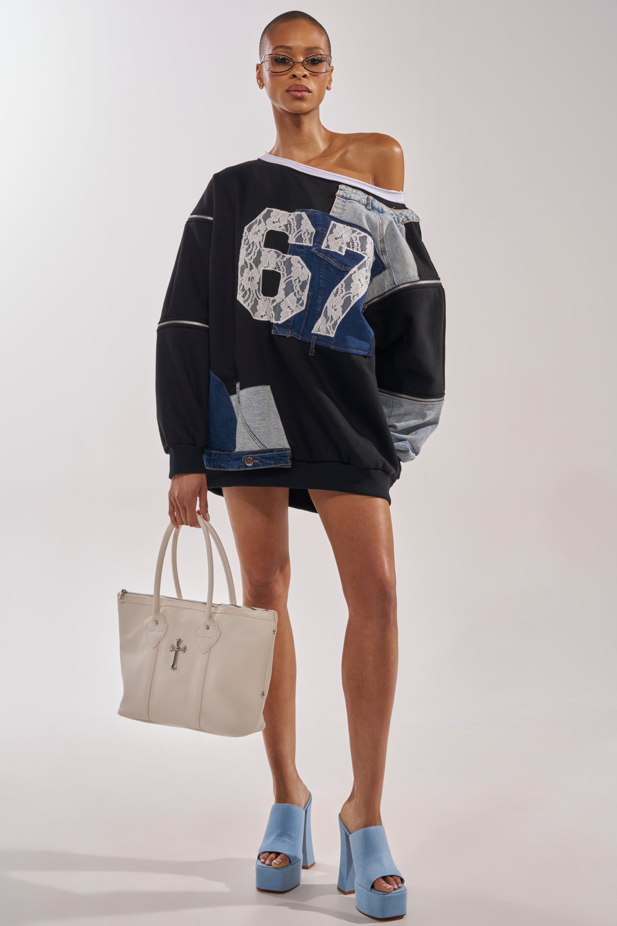 DREAM TEAM FRENCH TERRY MINI DRESS
