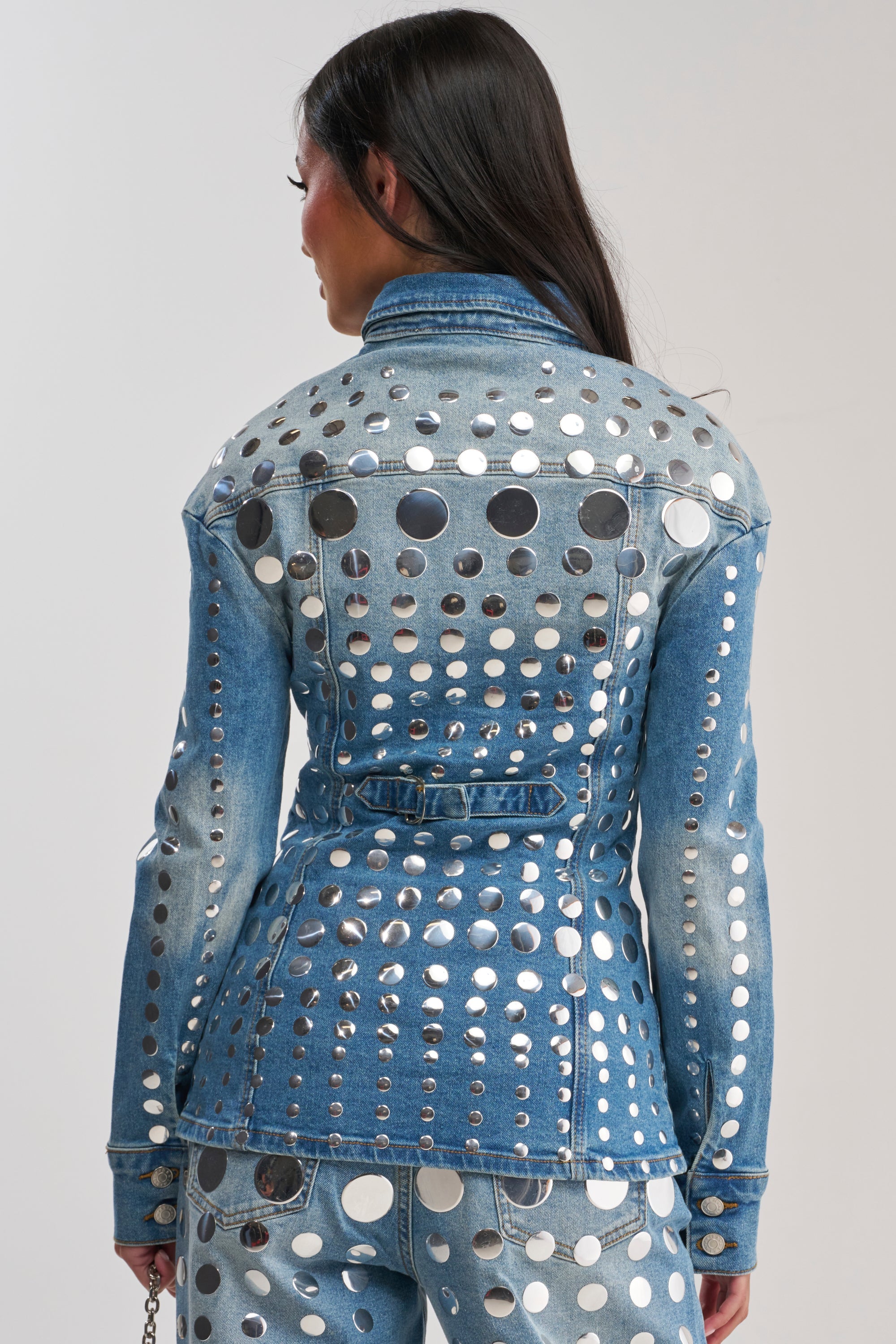 STUDS EVERYWHERE BUTTON DOWN