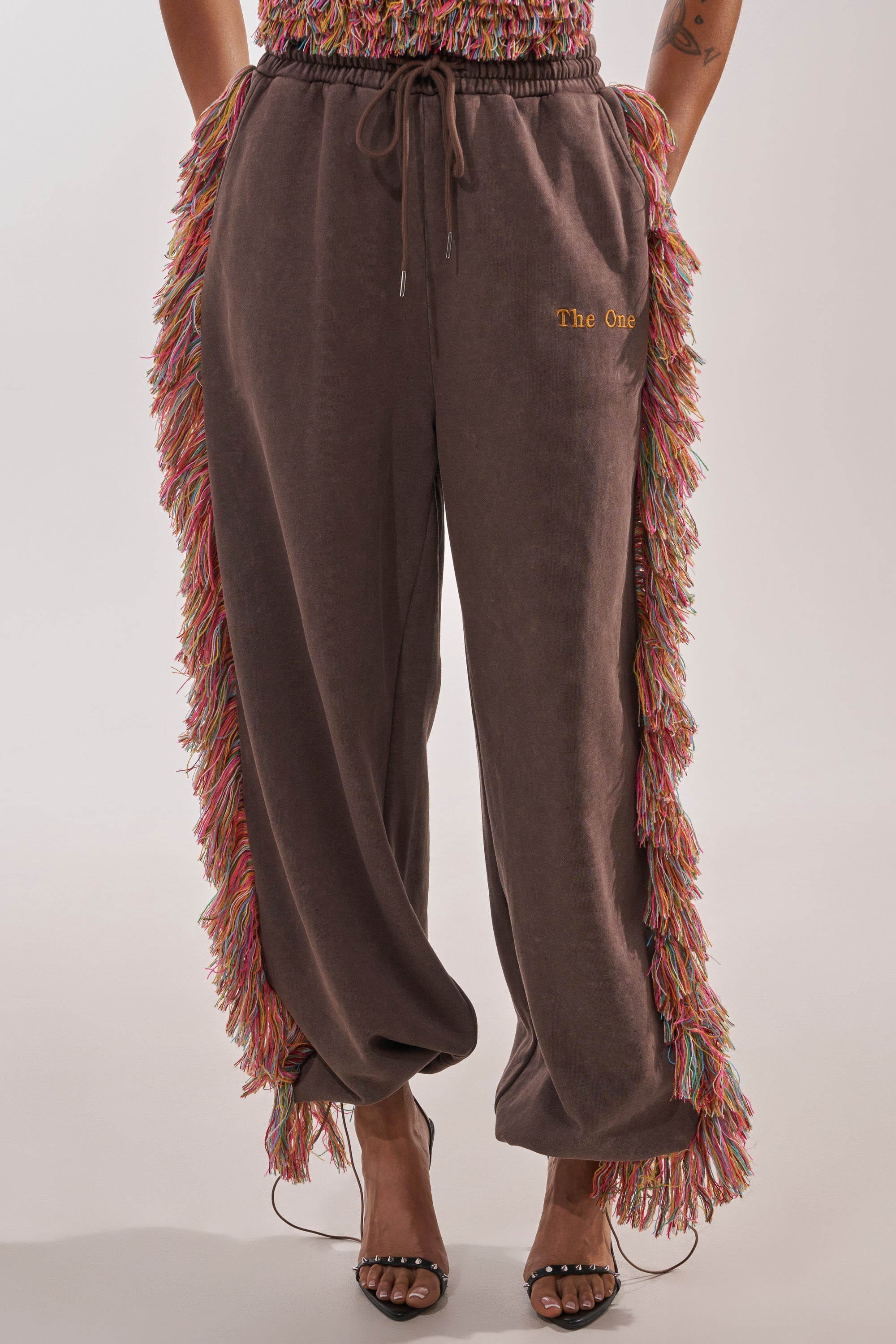 THE ONE FRINGE JOGGER