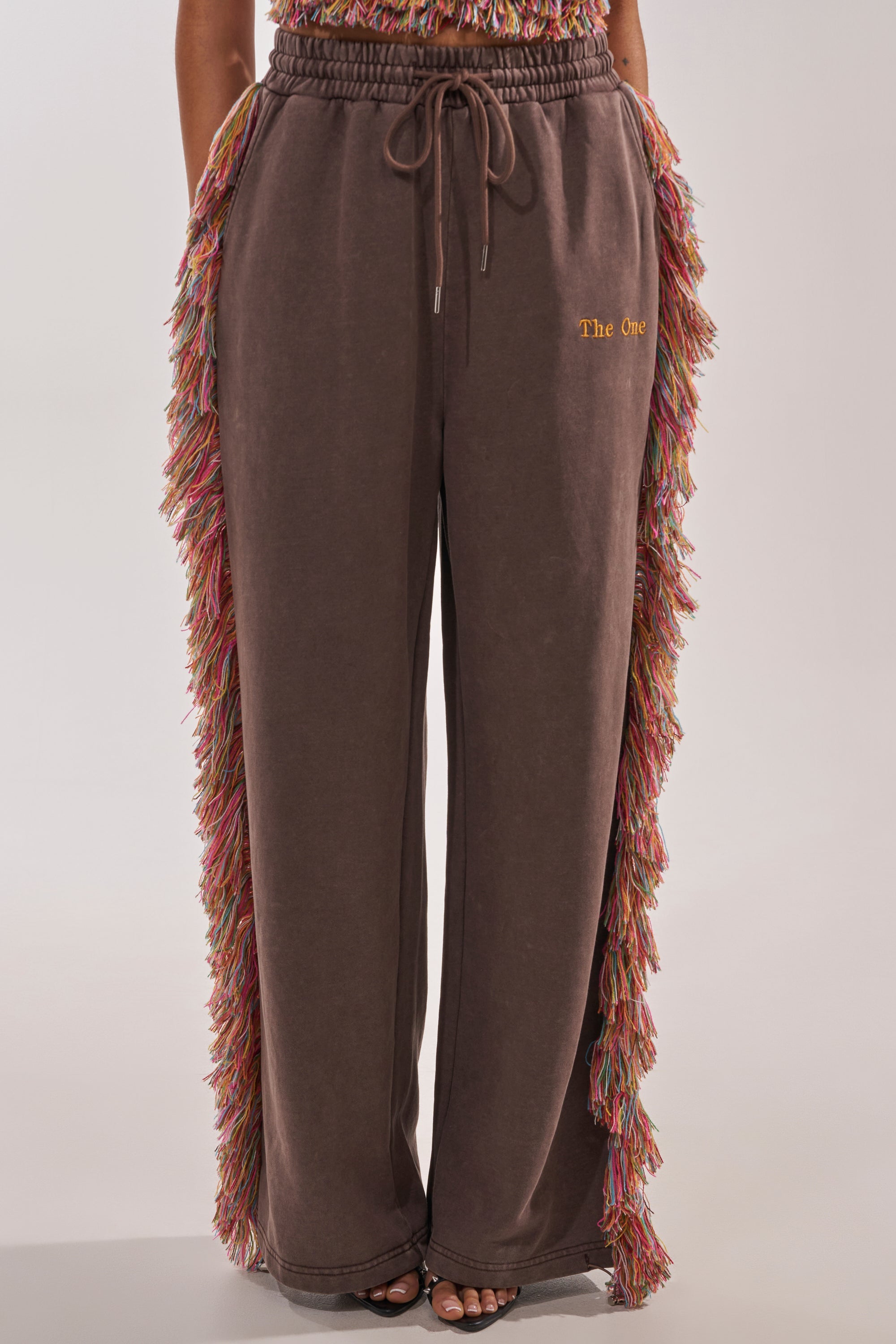 THE ONE FRINGE JOGGER