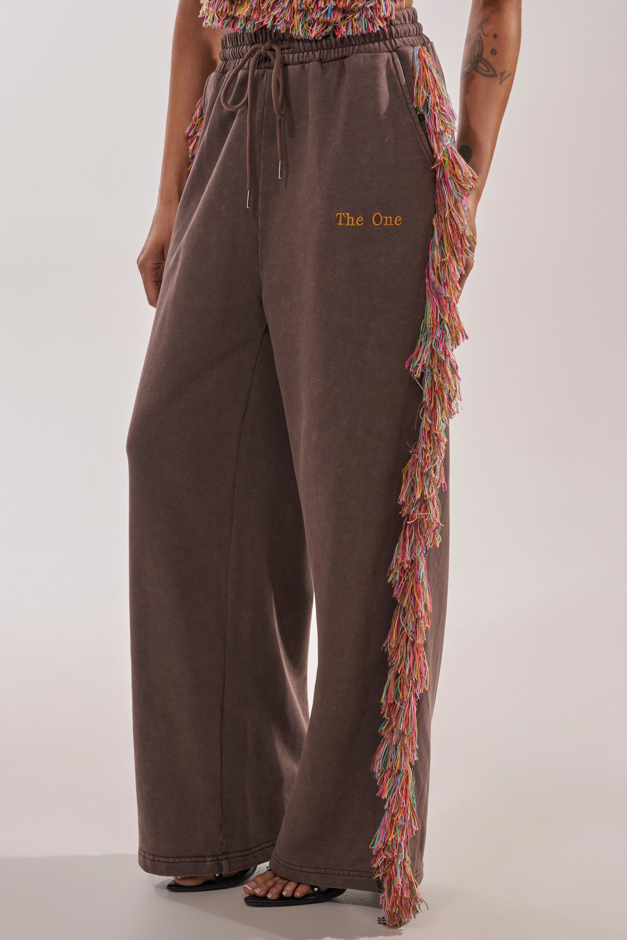 THE ONE FRINGE JOGGER