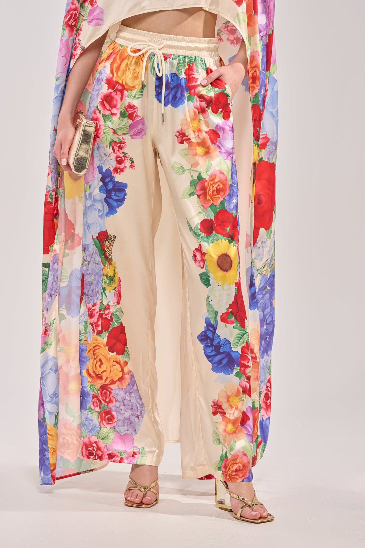 FLORAL BURST PALAZZO PANT