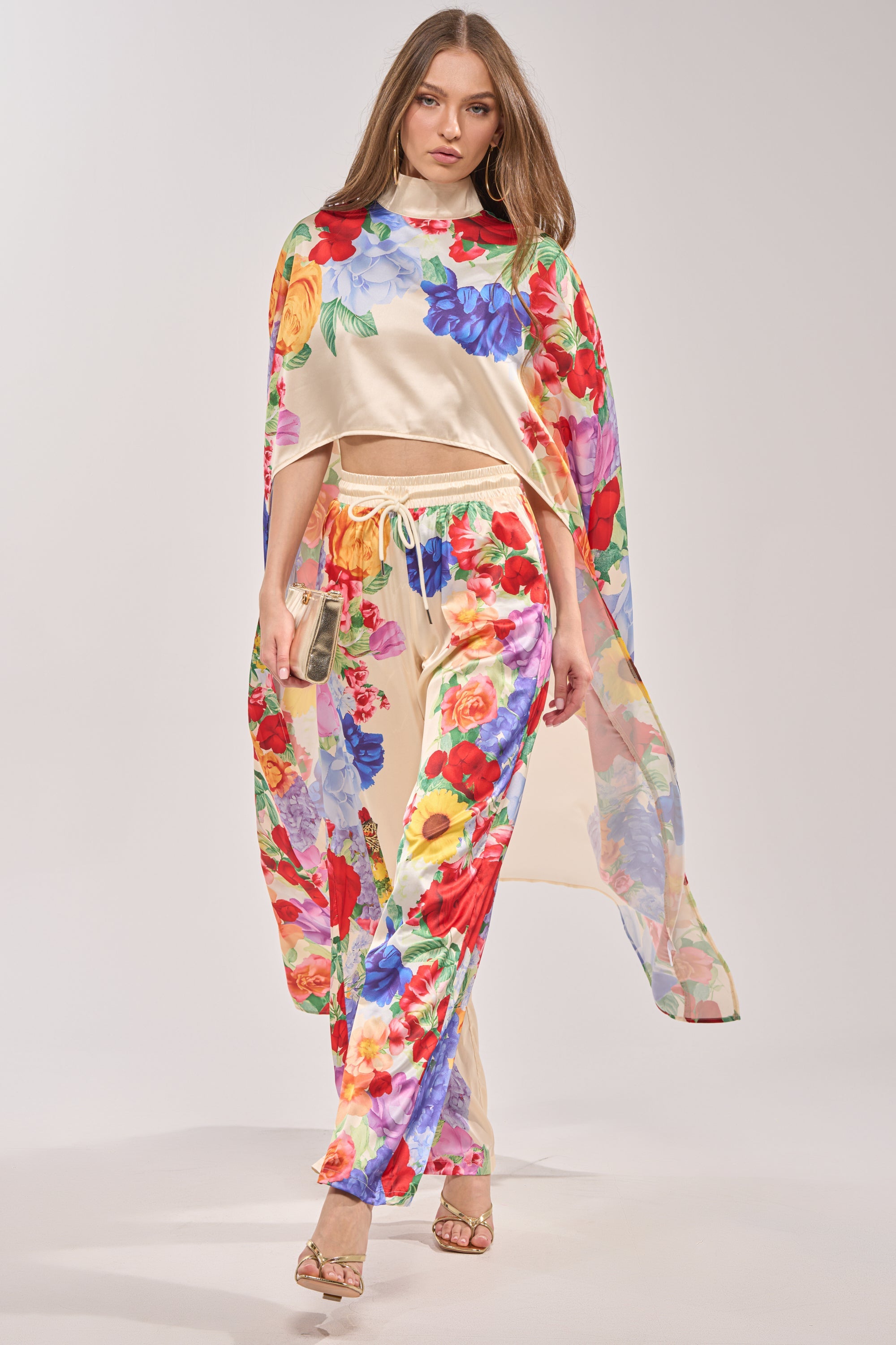 FLORAL BURST PALAZZO PANT