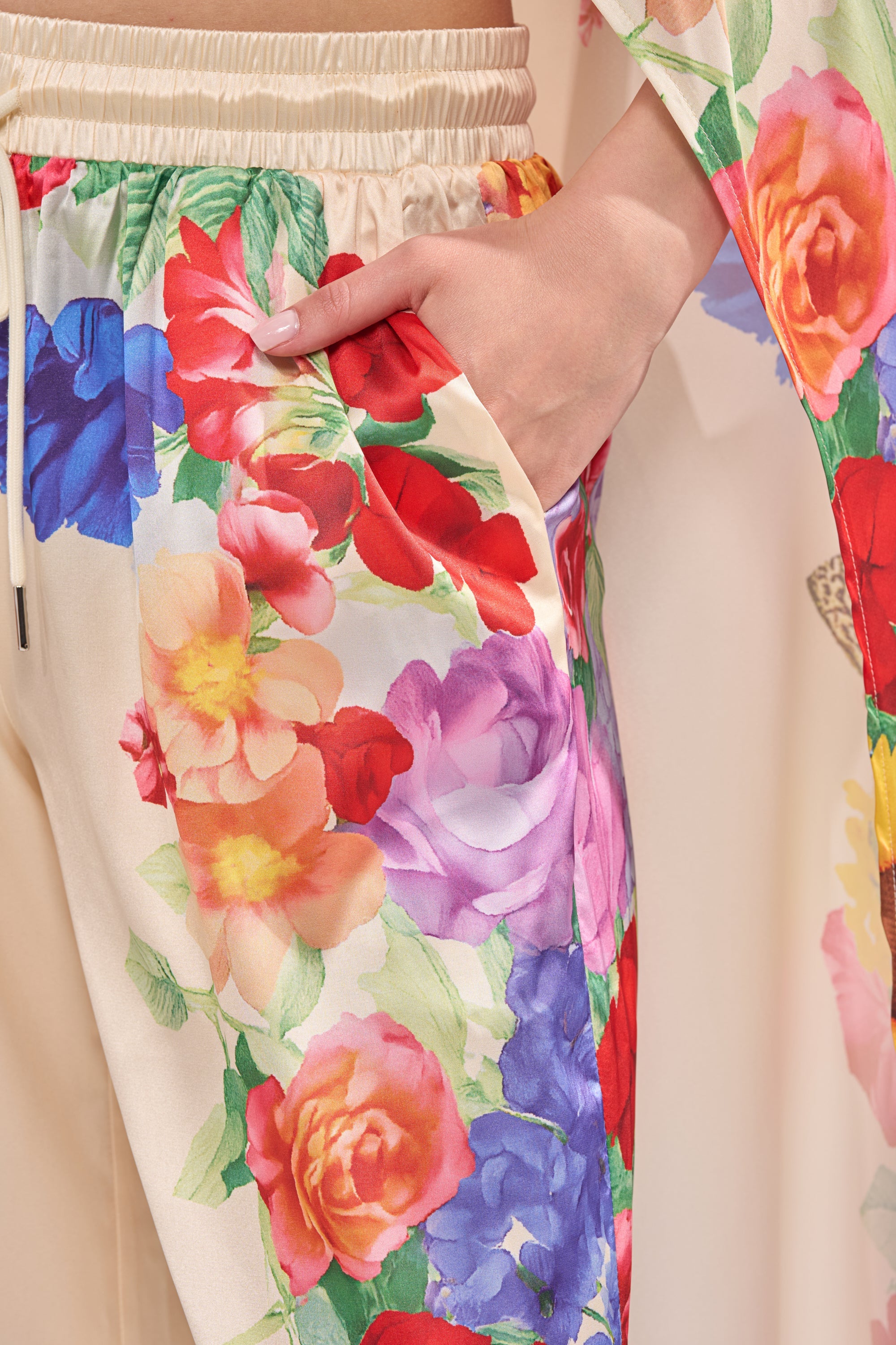 FLORAL BURST PALAZZO PANT