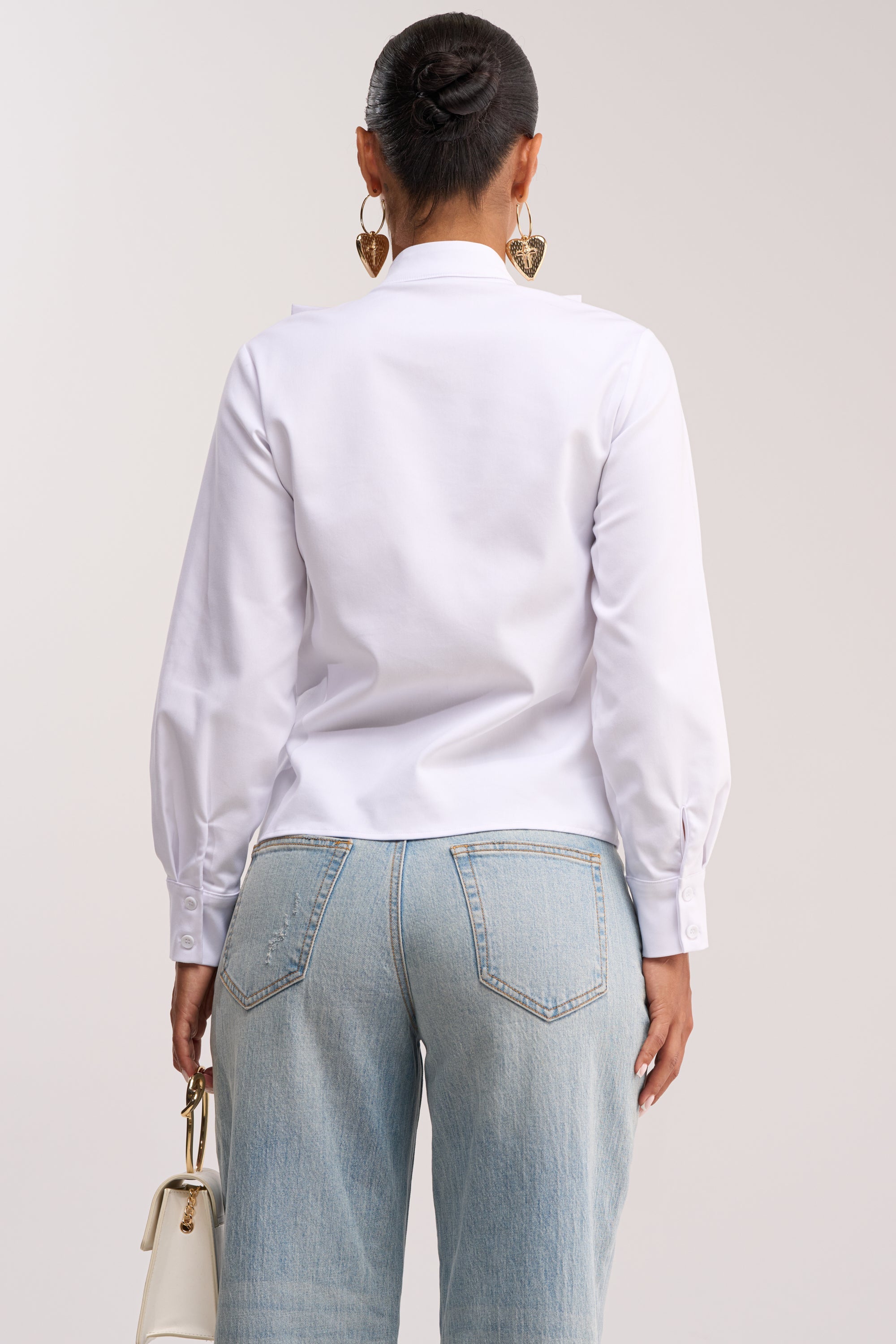 BUSINESS OR PLEASURE POPLIN BLOUSE