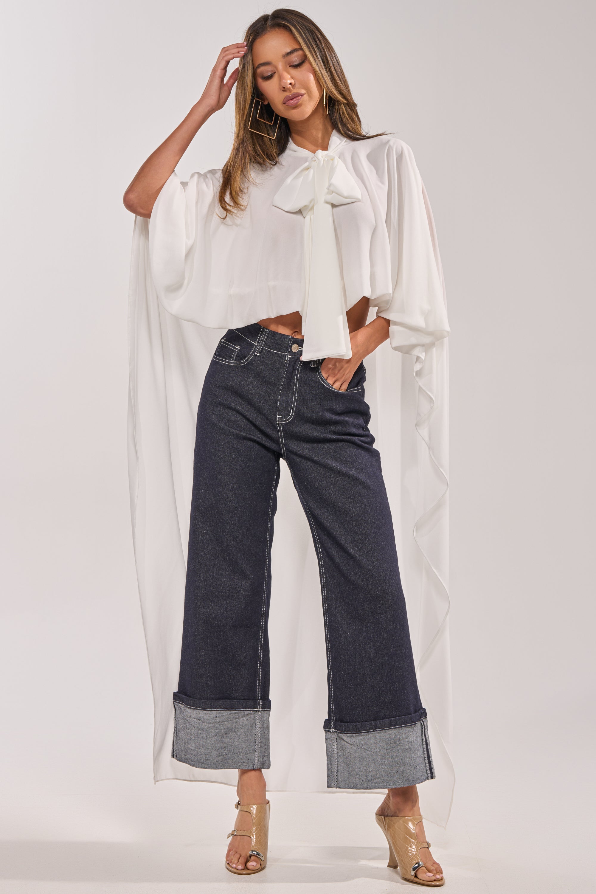 JENNA CHIFFON BLOUSE