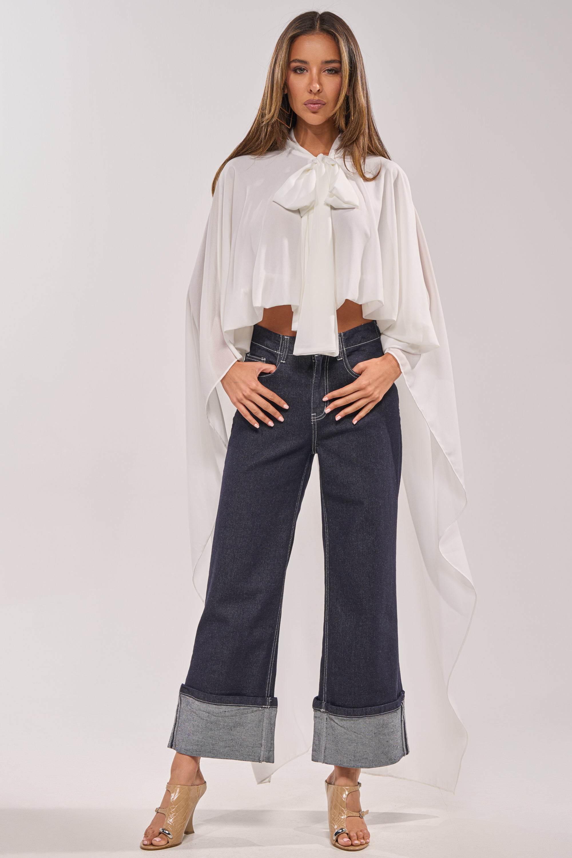 JENNA CHIFFON BLOUSE