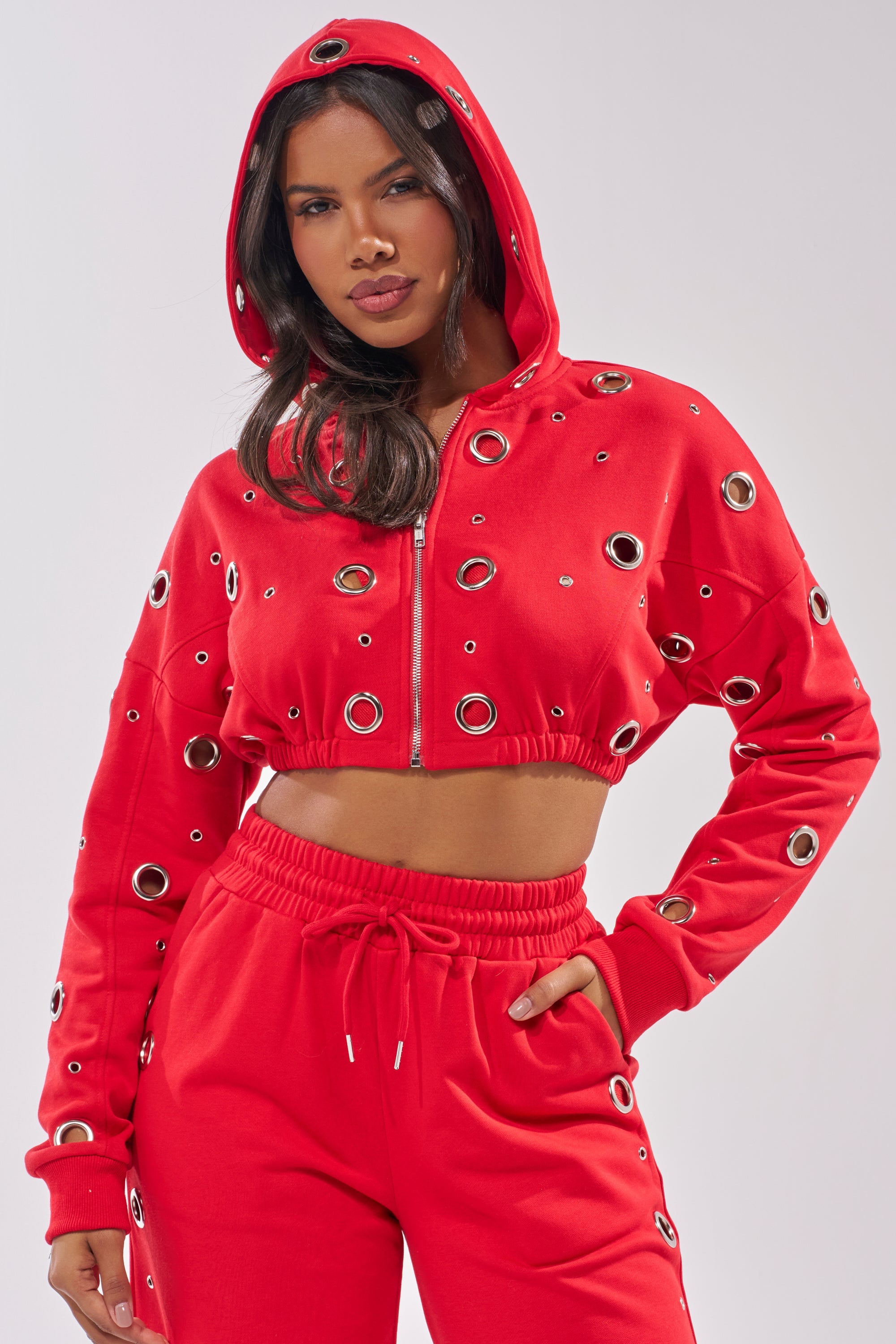 COMFY COZY CROPPED HOODIE