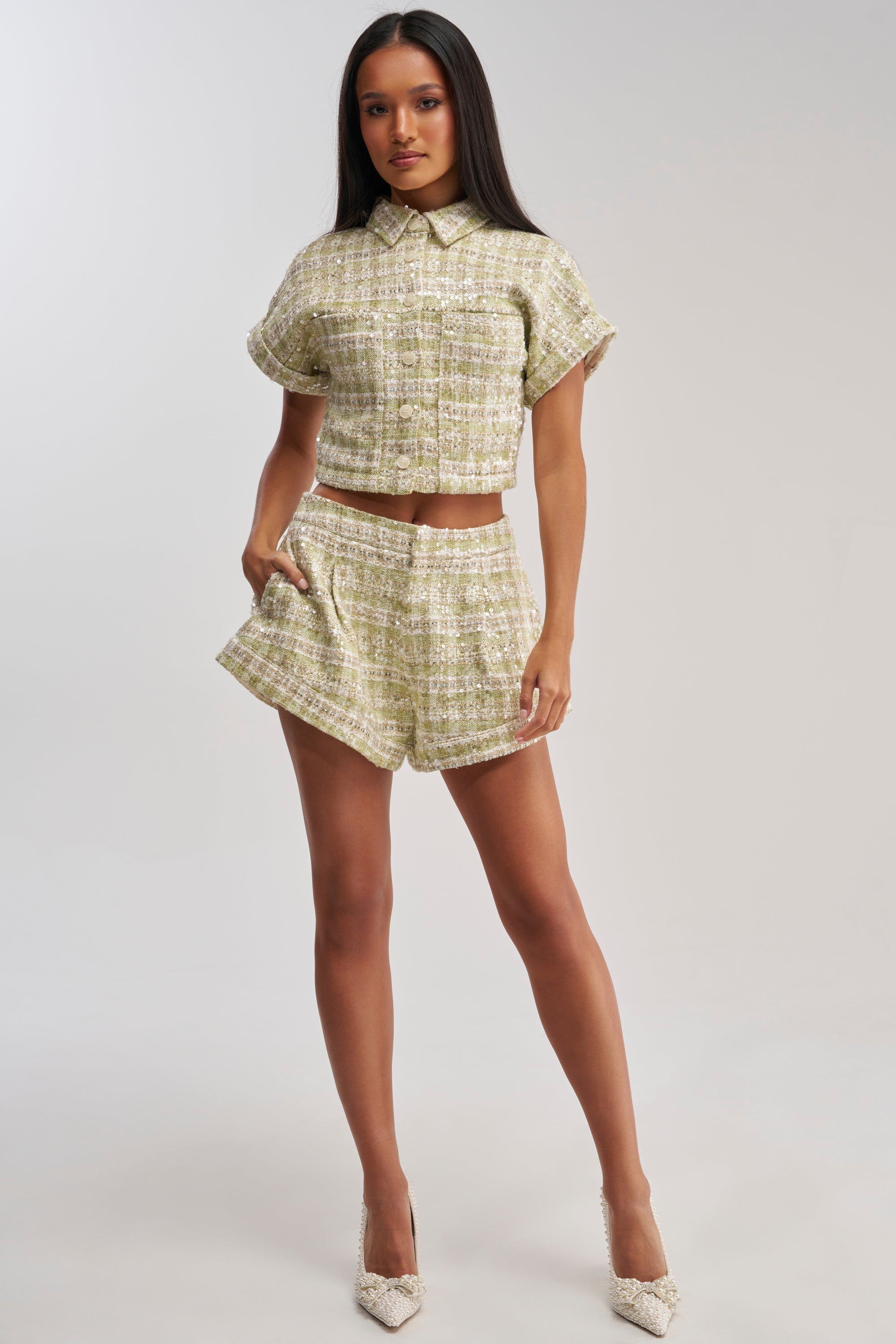 EASY TO LOVE TWEED SHORT