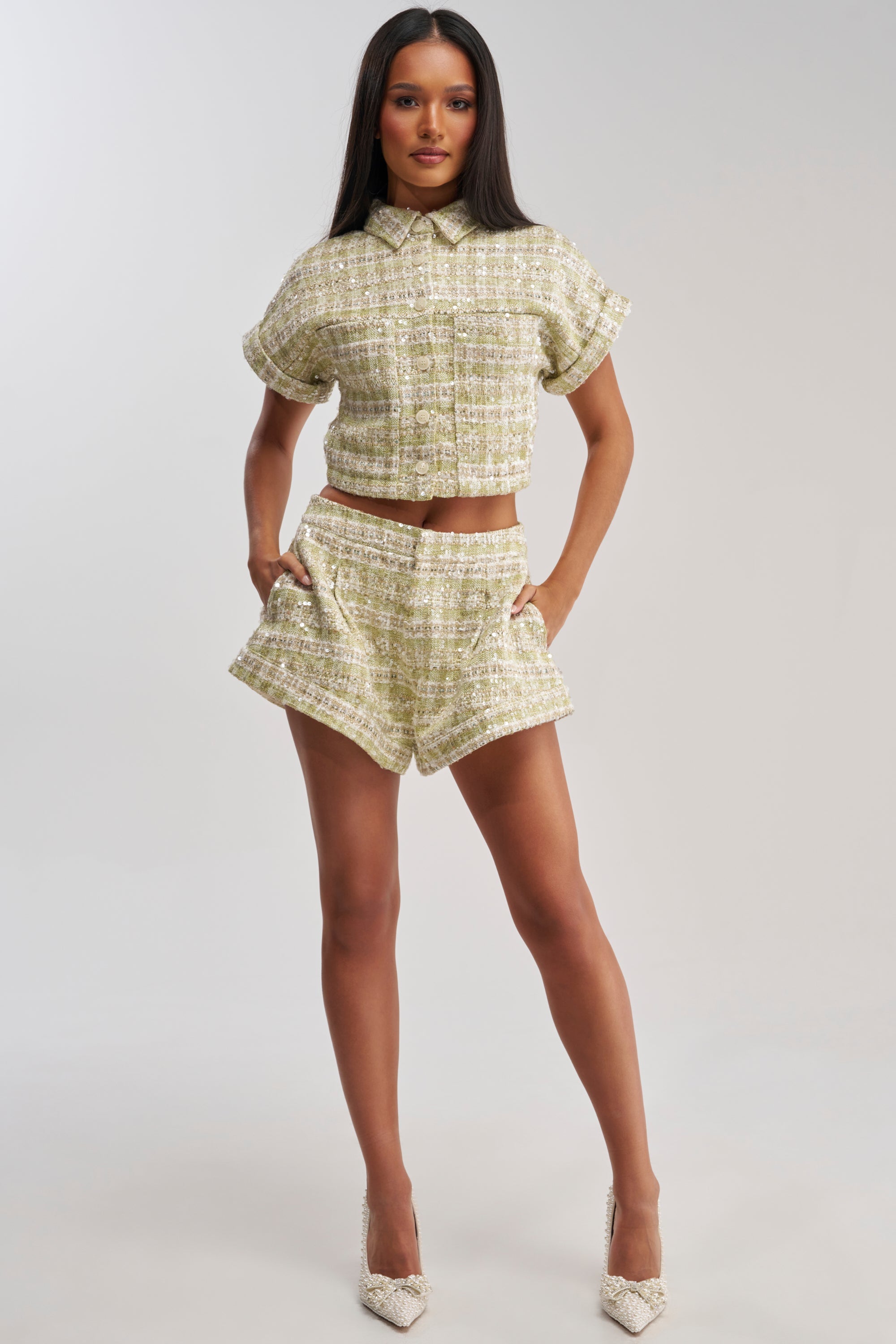 EASY TO LOVE TWEED SHORT