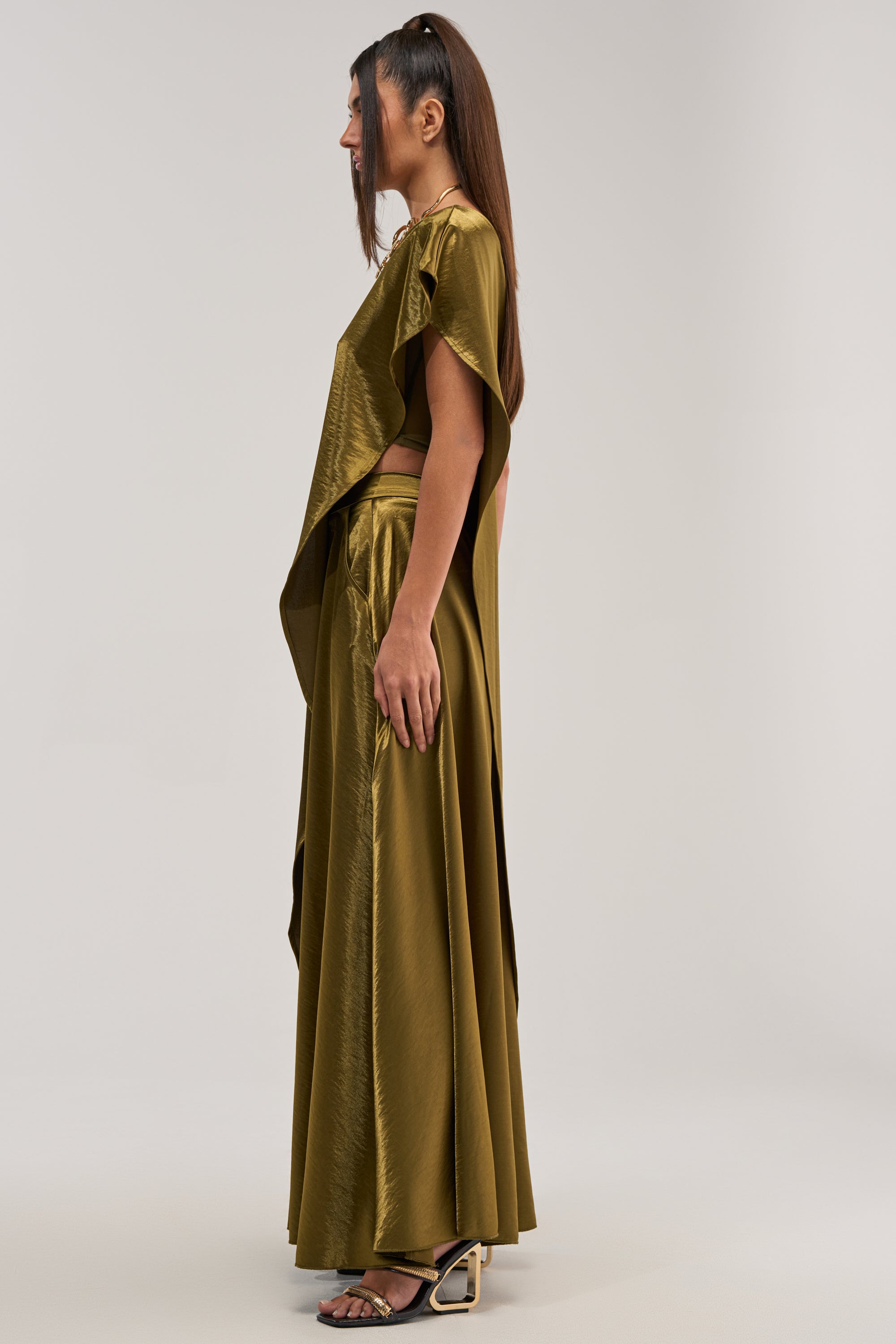 TRUE GODDESS ONE-SHOULDER TOP
