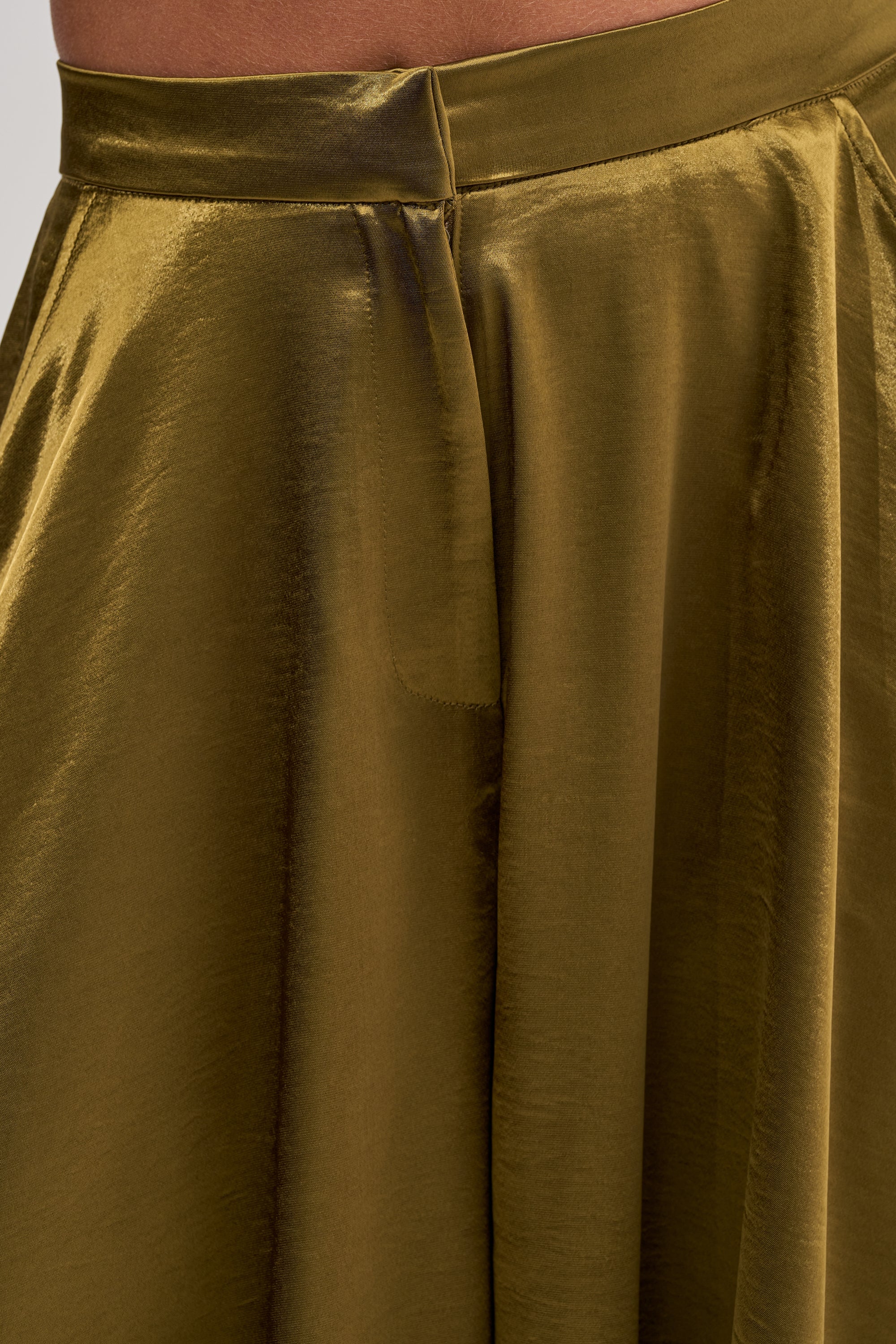 TRUE GODDESS GREEN PALAZZO PANT