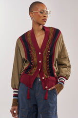 NEW DAY COLORBLOCK CARDIGAN