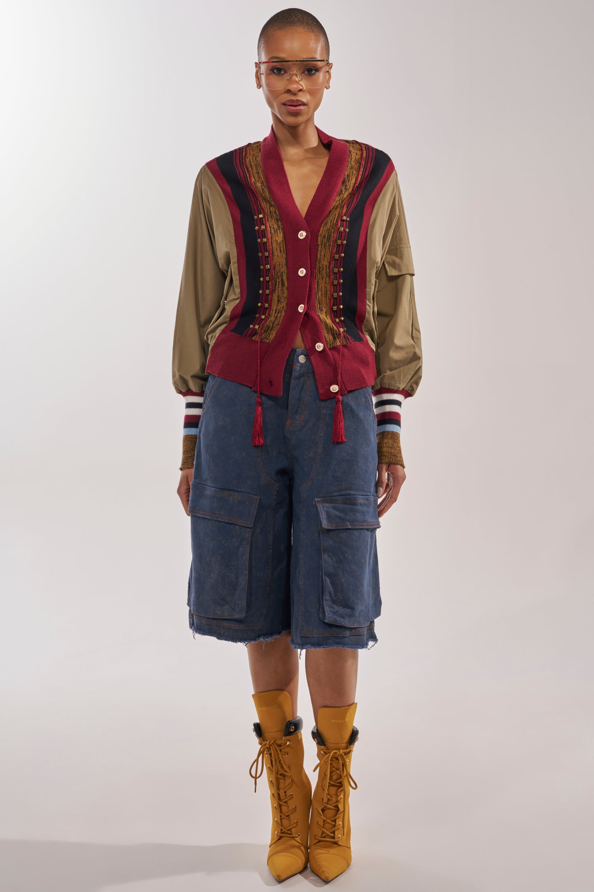 NEW DAY COLORBLOCK CARDIGAN