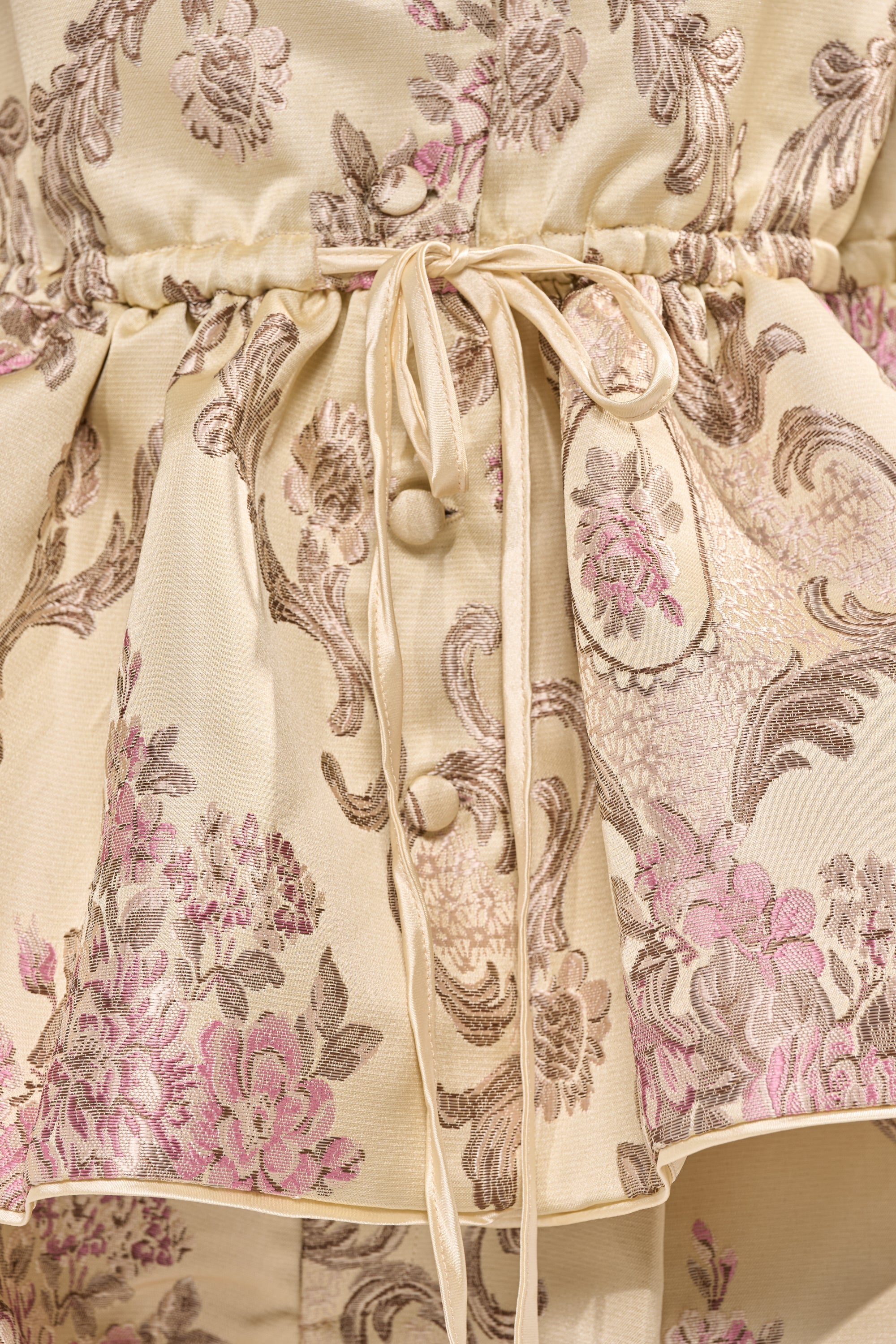 PORCELAIN DOLL BROCADE TOP