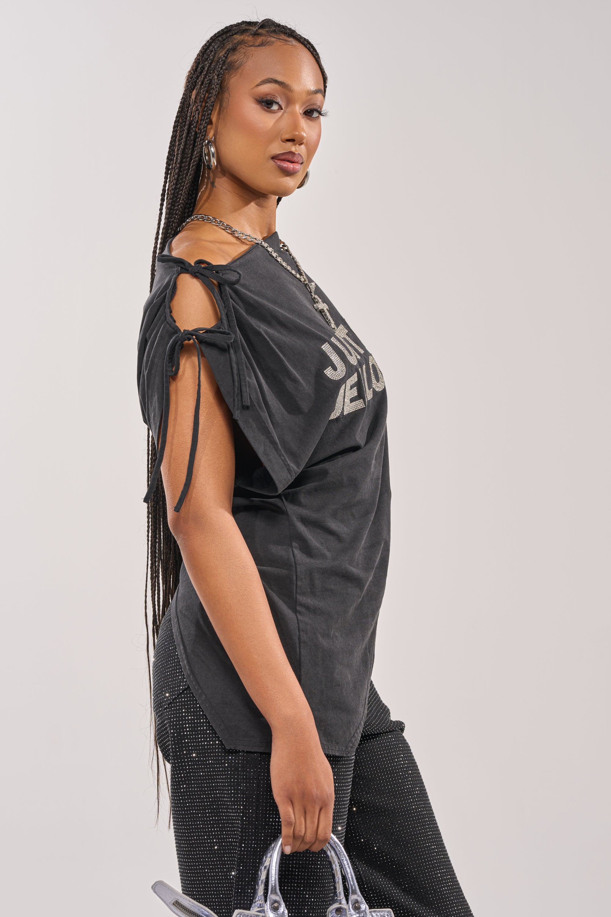 JUST BE JEALOUS OFF THE SHOULDER TEE