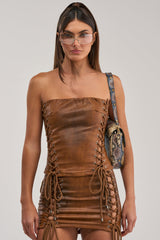 LOCK ME UP LACE UP CORSET