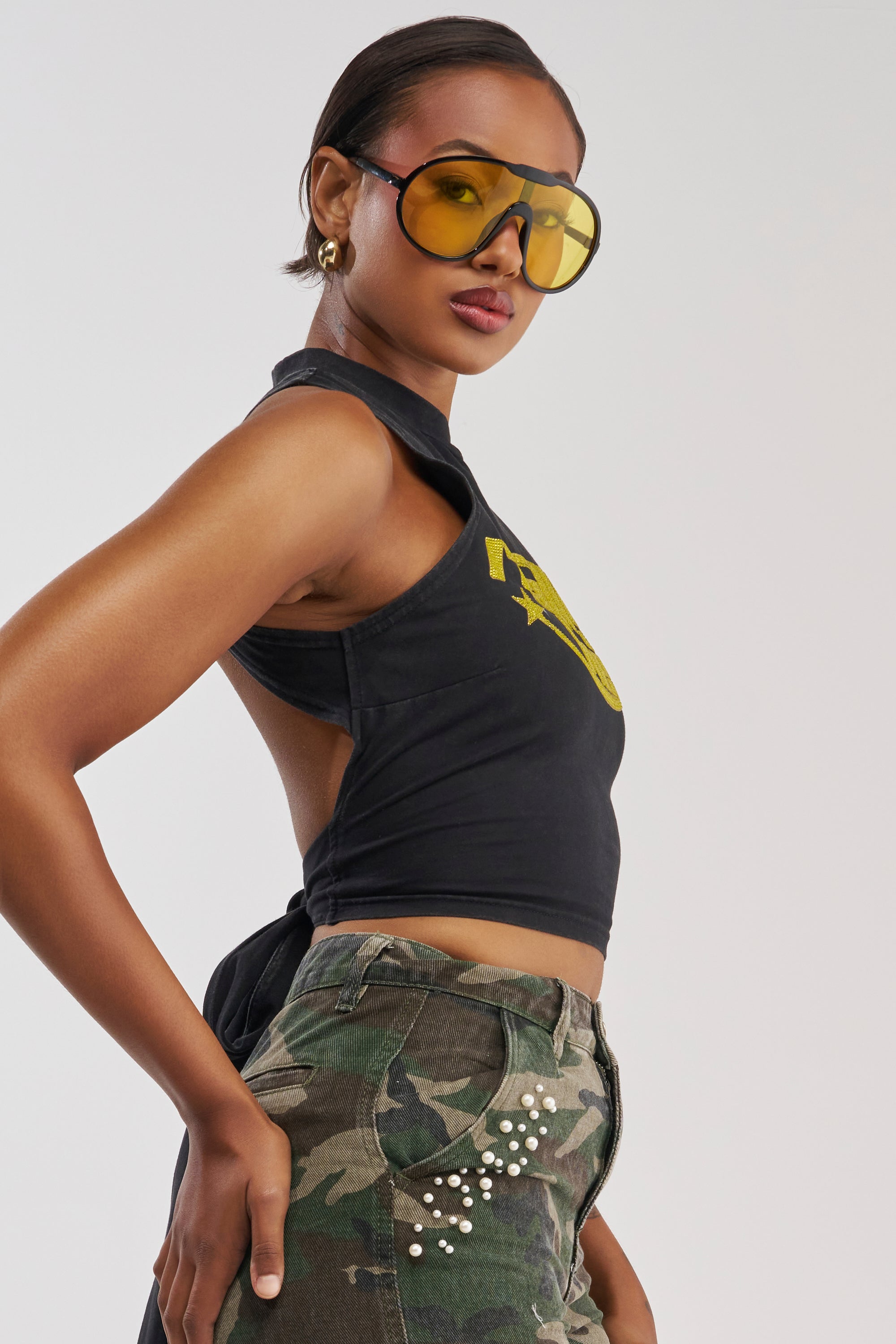 REALLY HER TIE-BACK TANK TOP