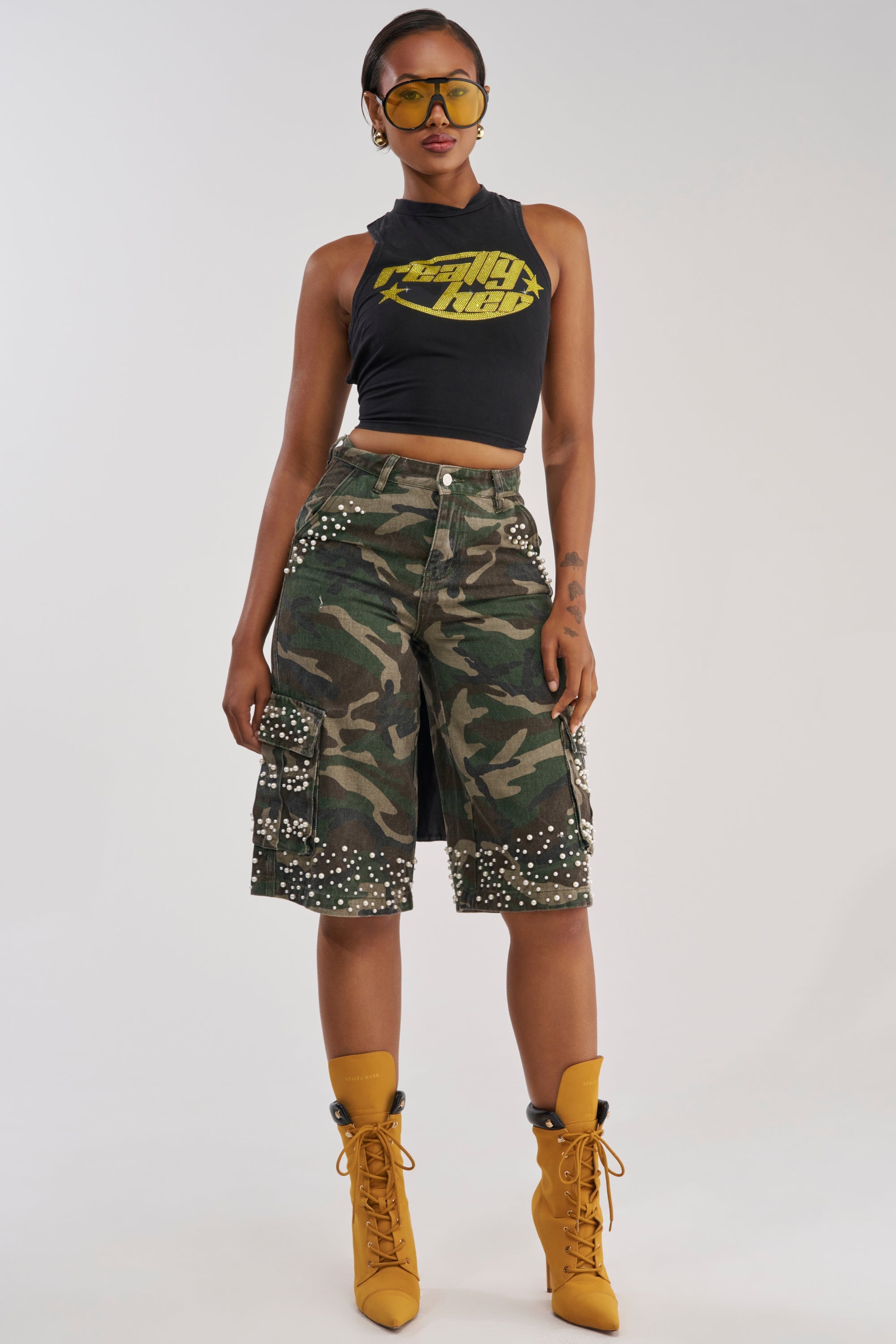 REALLY HER TIE-BACK TANK TOP