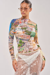 AMALFI DAYS MESH TOP
