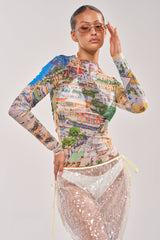 AMALFI DAYS MESH TOP