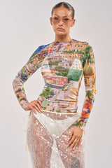 AMALFI DAYS MESH TOP