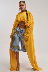 FLY WITH ME CHIFFON BLOUSE