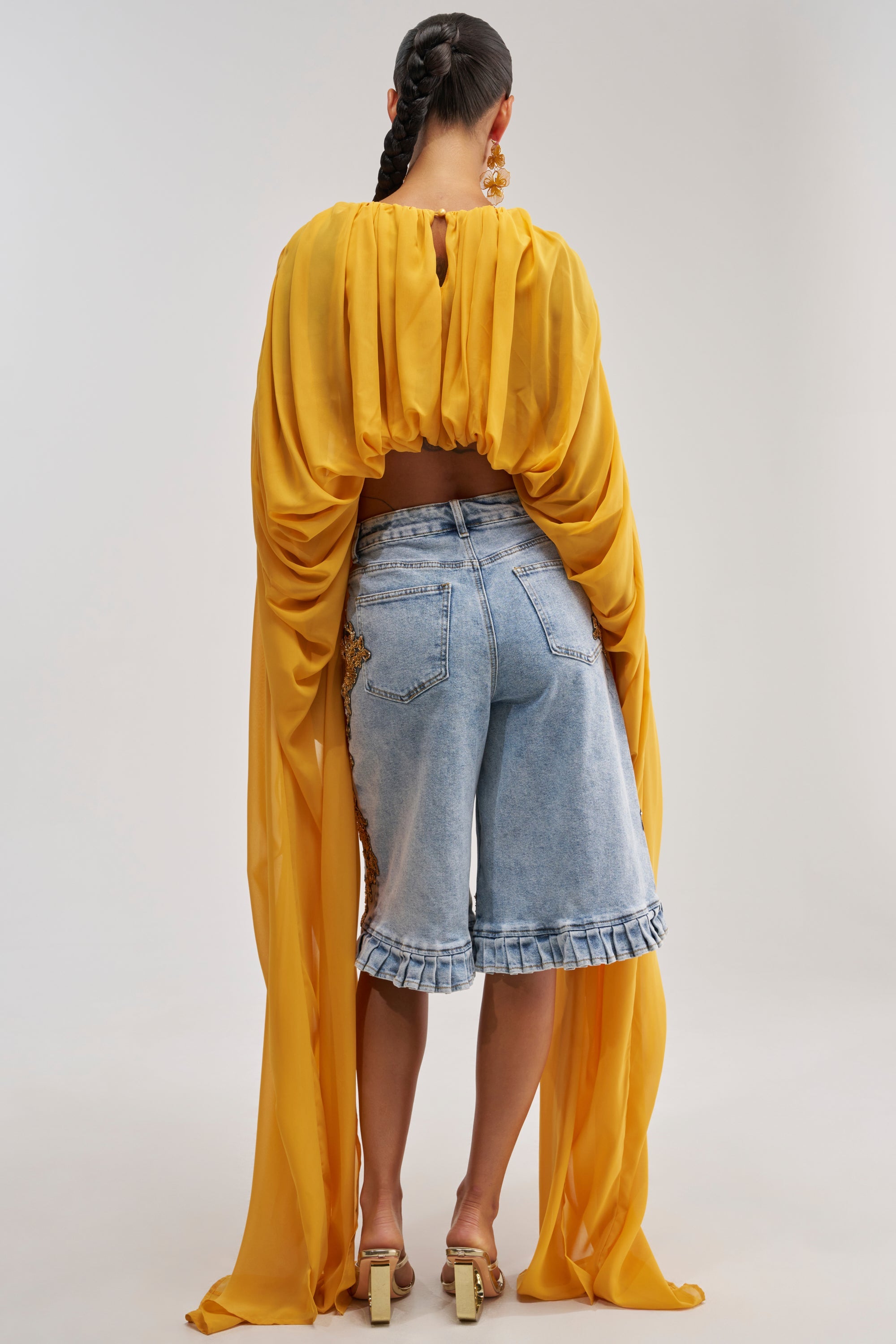FLY WITH ME CHIFFON BLOUSE