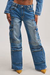 DENIM FOR DAYS CARGO DENIM