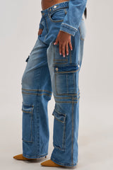 DENIM FOR DAYS CARGO DENIM