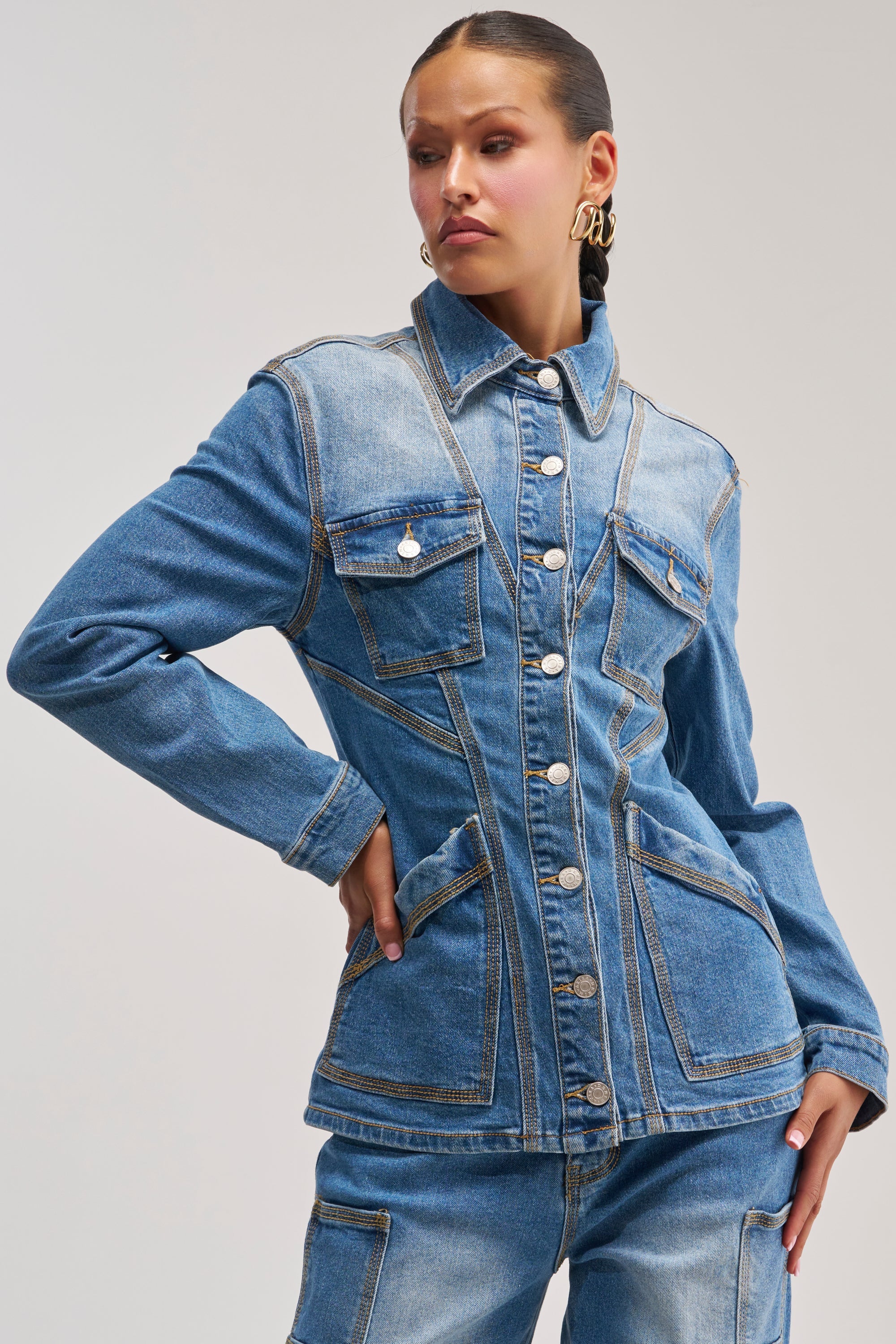 DENIM FOR DAYS BUTTON DOWN