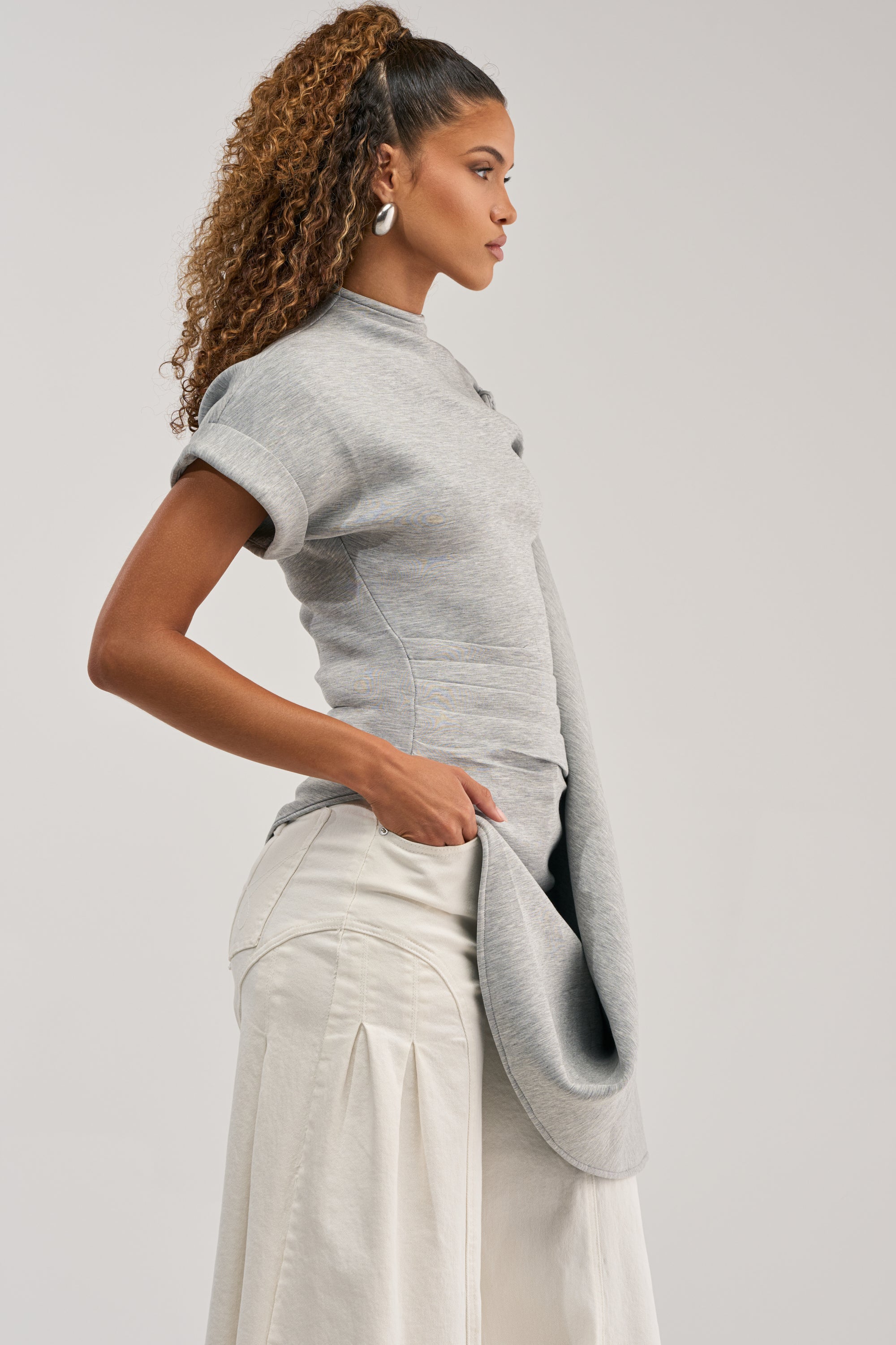 REAL ONES KNOW SCUBA DRAPED TOP