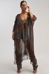 INDIO VIBES TIE FRONT CARDIGAN